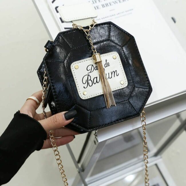 Fashion Casual Letter Patchwork Crossbody Bag